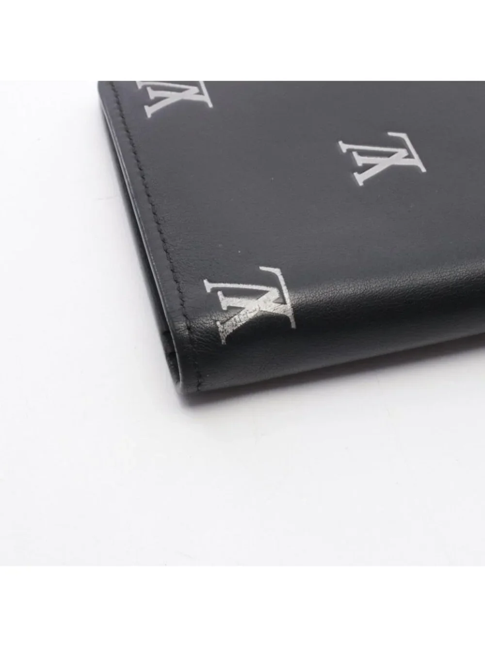 Louis Vuitton Bifold Wallet Portefeuille Brazza NM Noir Leather
